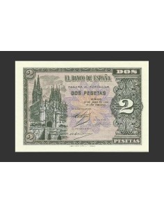 ESTADO ESPAÑOL 2 PESETAS 1938