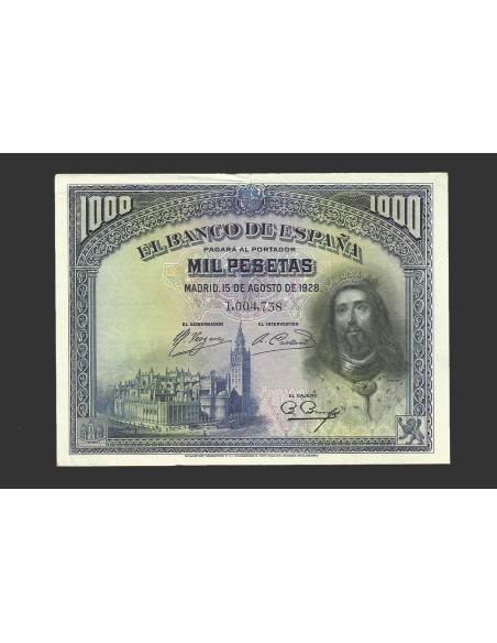 ALFONSO XIII 1000 PESETAS 1928