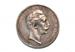 ALEMANIA (PRUSSIA), 1910 A  3 MARK