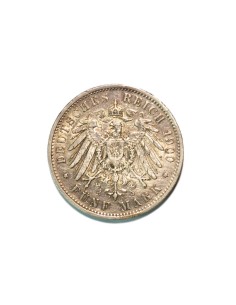 ALEMANIA (PRUSSIA), 1900 A  5 MARK 2