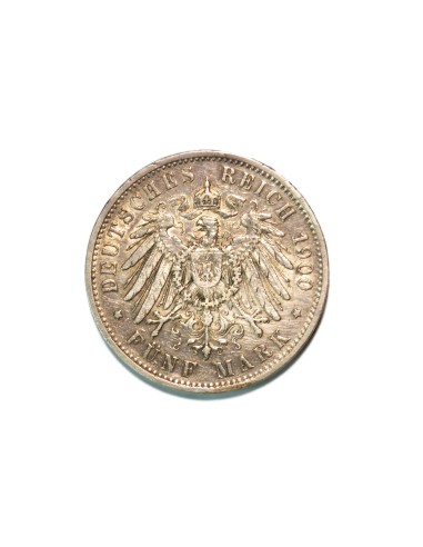 ALEMANIA (PRUSSIA), 1900 A  5 MARK