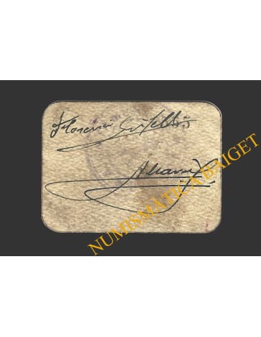 BIOSCA (Lleida), 50 centims, 1 de juliol del 1937