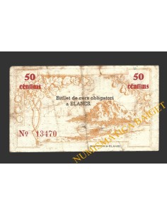 BLANES (Girona), 50 centims, 25 d'agost del 1937 2