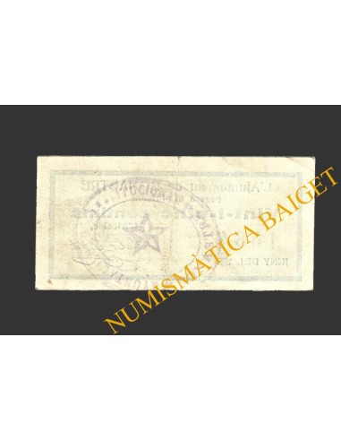 BONASTRE (Tarragona), 25 centims, juny del 1937