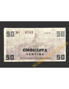 BORGES DEL CAMP (Tarragona), 50 centims, juliol de 1937 2