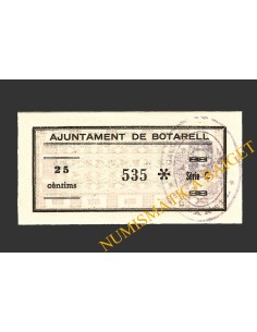 BOTARELL (Tarragona), 25 centims, setembre de 1937 2