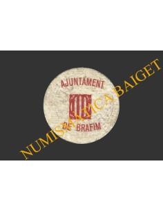 BRAFIM (Tarragona), 1 pesseta, maig de 1937