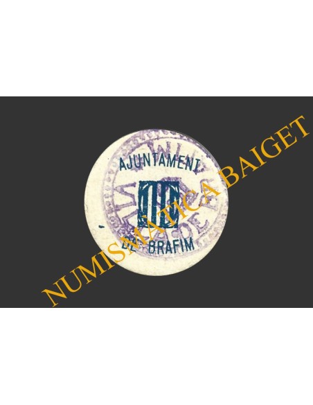 BRAFIM (Tarragona), 25 centims, maig de 1937