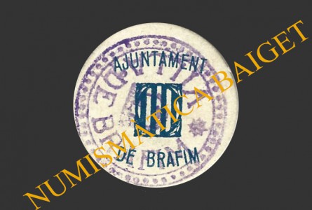 BRAFIM (Tarragona), 5 centims, maig de 1937