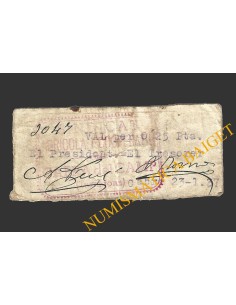 CABRA DEL CAMP, (Tarragona), 0'25 pessetes, 23 de gener del 1937