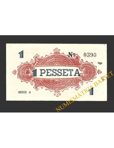 CAPAFONTS, (Tarragona), 1 pesseta, 1937