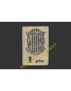 CAPELLADES, (Barcelona), 1 pesseta, 1 de maig del 1937