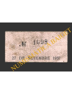 CAPELLADES, (Barcelona), 5 centims, 27 de setembre del 1937 2