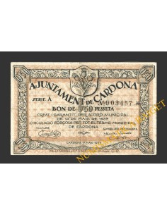 CARDONA, (Barcelona), 0'50 pessetes, 17 de maig del 1937