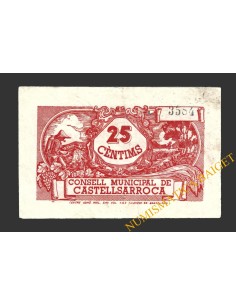 CASTELLSARROCA, (Barcelona), 25 centims, 5 de juny del 1937 2