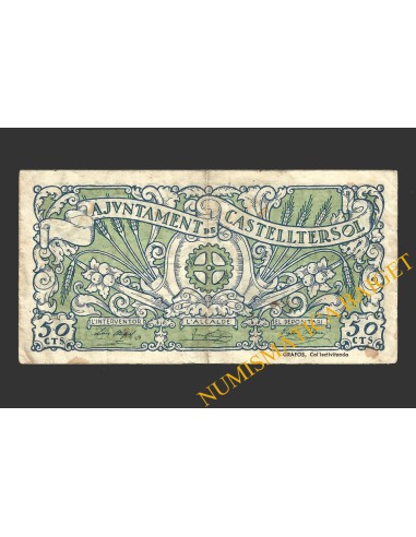 CASTELLTERSOL, (Barcelona), 50 centims, maig del 1937