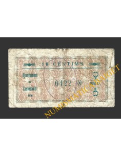 CASTELLVELLL, (Tarragona), 10 centims, novembre del 1937 2