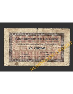 CAVA, LA, (Tarragona), 50 centims, 1 de juliol del 1937