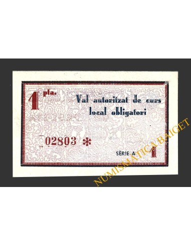 CELRA (Girona), 1 pesseta, 14 de juny del 1937