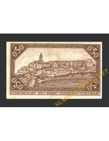 CERVERA (Lleida),50 centims, abril del 1937