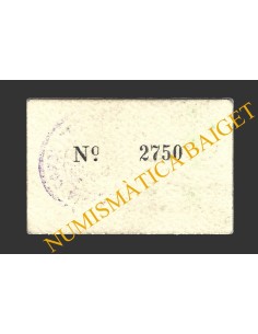 CERVIA DE LES GARRIGUES (Lleida), 25 centims, 1937 2