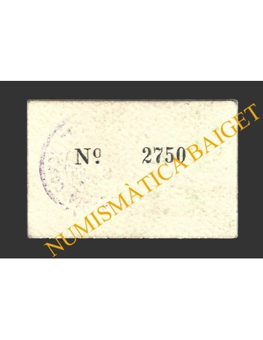 CERVIA DE LES GARRIGUES (Lleida), 25 centims, 1937