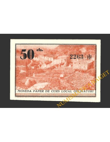 CERVIA DE TER (Girona), 50 centims, desembre del 1937