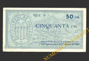 COLLBATO (Barcelona), 50 centims, maig del 1937