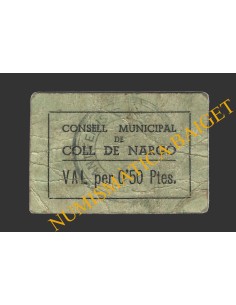 COLL DE NARGO (Lleida), 0'50 pessetes, 1937