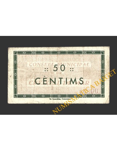 CREIXELL DE MAR (Tarragona), 50 centims, 10 de juny del 1937 