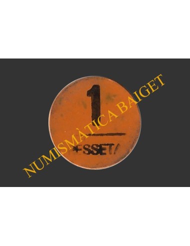 FALSET (Tarragona), 1 pesseta, 1937 