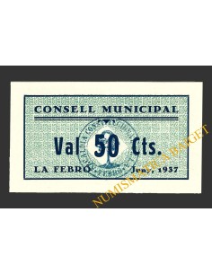 FEBRO, LA (Tarragona), 50 centims, juny del 1937 