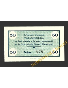 FEBRO, LA (Tarragona), 50 centims, juny del 1937  2