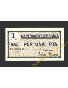FOIXA (Girona), 1 pesseta maig del 1937