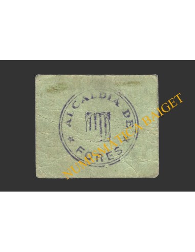 FORES (Tarragona), 1 pesseta, 1937