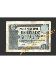 FRANQUESES DEL VALLES, LES (Barcelona), 50 centims, 5 de juny del 1937