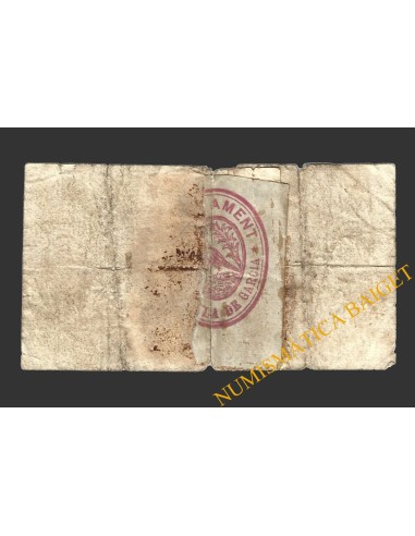 GARCIA (Tarragona), 1 pesseta, 22 de juny del 1937