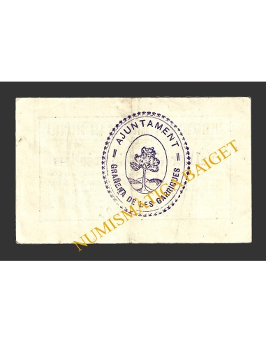 GRANYENA DE LES GARRIGUES (Lleida),25 centims, juny del 1937