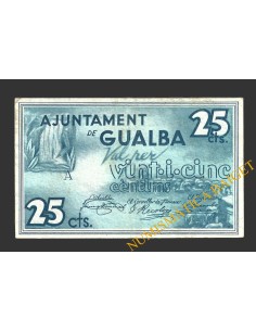 GUALBA (Girona), 25 centims, maig del 1937  