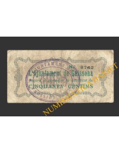 GUISSONA (Lleida), 50 centims, juny del 1937  