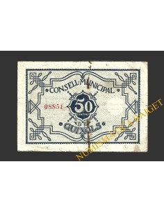 GUIXOLS (Girona), 0'50 pessetes, 1 d'agost del 1937   2