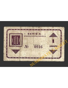 GINESTAR D'EBRE (Tarragona), 1 pesseta, juliol del 1937  2
