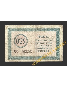 GIRONELLA (Barcelona), 0'25 pessetes, 7 de maig del 1937  2