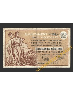 HOSTOLES (Girona), 50 centims, 1 de maig del 1937  