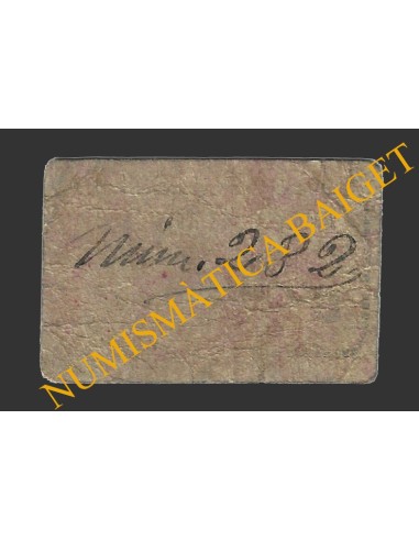 LLACUNA, LA (Barcelona), 50 centims, 25 de juliol del 1937  