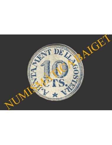 LLAGOSTERA (Girona), 10 centims, 1937  