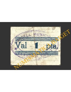 LLAVORSI (Lleida), 1 pesseta, 1937 2