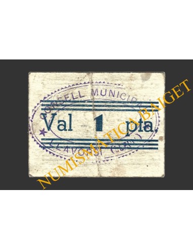 LLAVORSI (Lleida), 1 pesseta, 1937