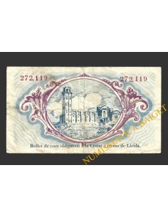 LLEIDA, 1 pesseta, 30 de juny del 1937 2