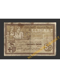 LLINARS (Barcelona), 50 centims, Juny del 1937